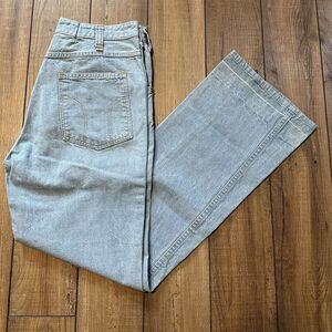 Rare VTG 70s women's‎ dickies bell bottom flare western light wash jeans 30 X 30